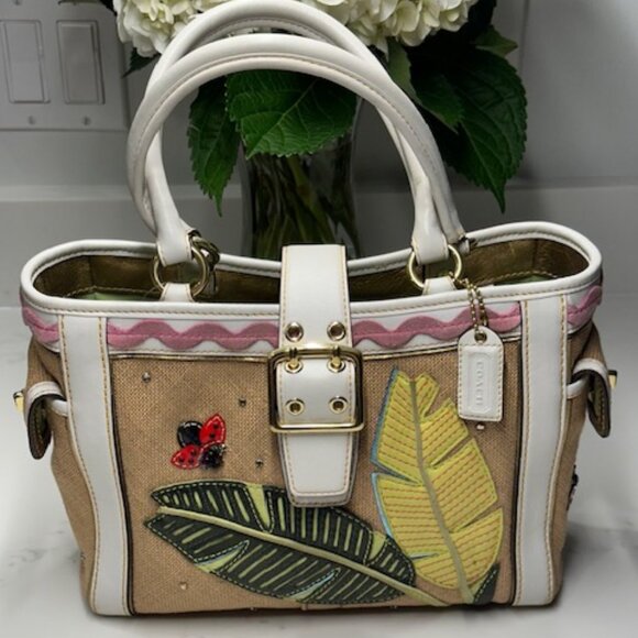 Coach 4439 Limited Edition Ladybug Hampton Tote Handbag + COACH dust bag - Picture 2 of 14